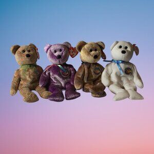 Ty Beanie Baby Lot of Bears (2000s)  Vintage